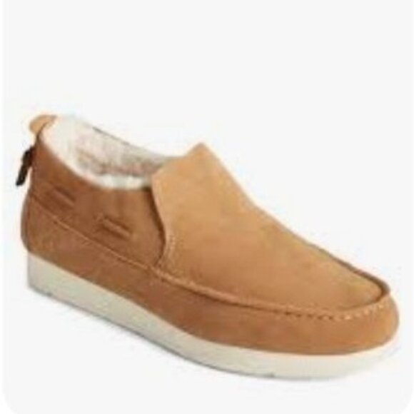 Sperry Men's Brown Moc-Sider Suede Slip-On - Size 7.5 - Picture 1 of 8